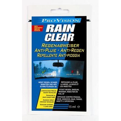Rain Clear Rain Repellant Wipe - 15ml