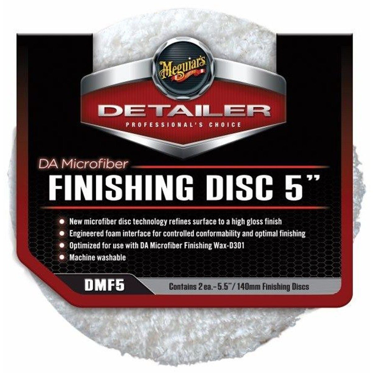 DA Microfiber Finishing Disc Pad - 5 inch - 2pack