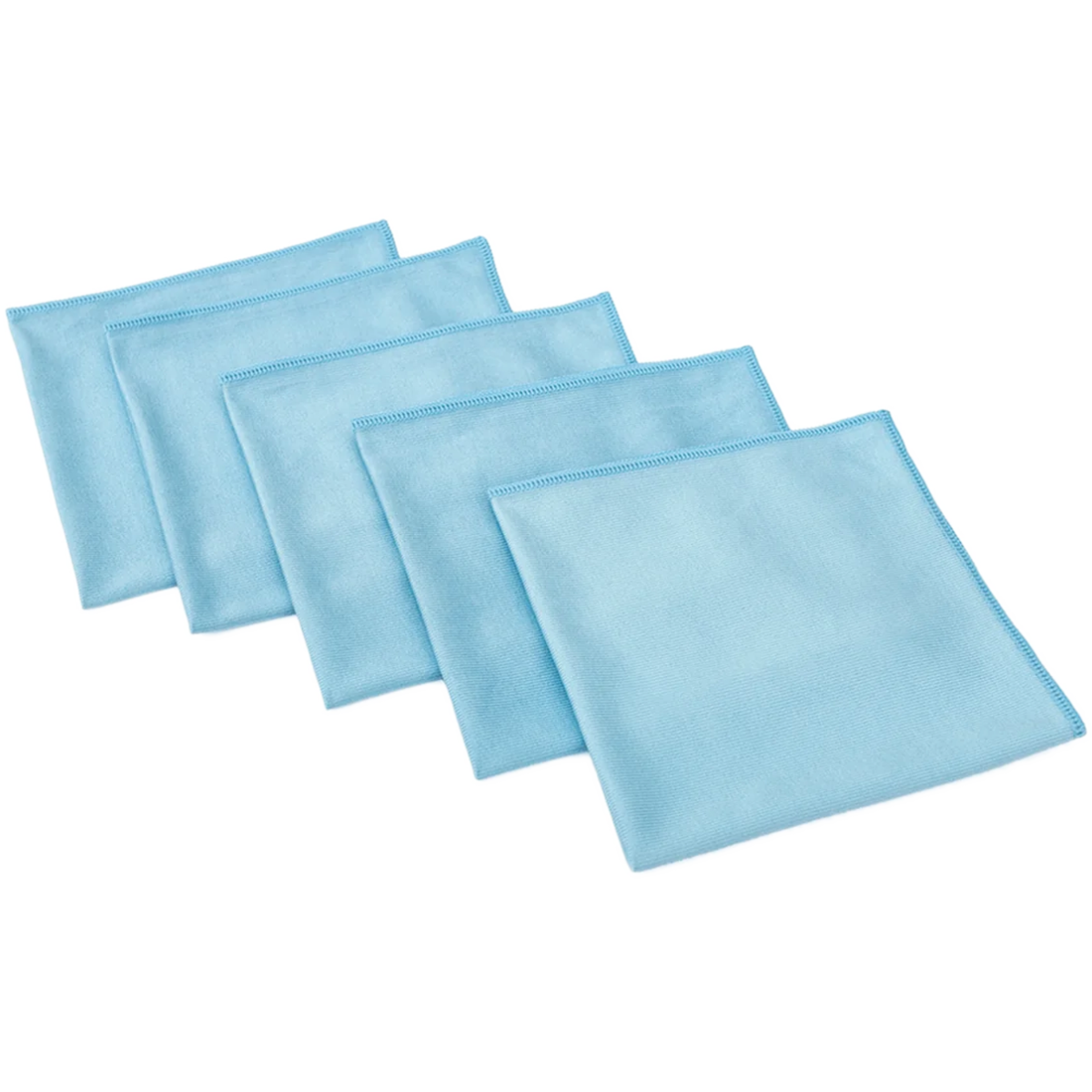 microfiber, blauwe doek, servet, wasbare doek, set van vier