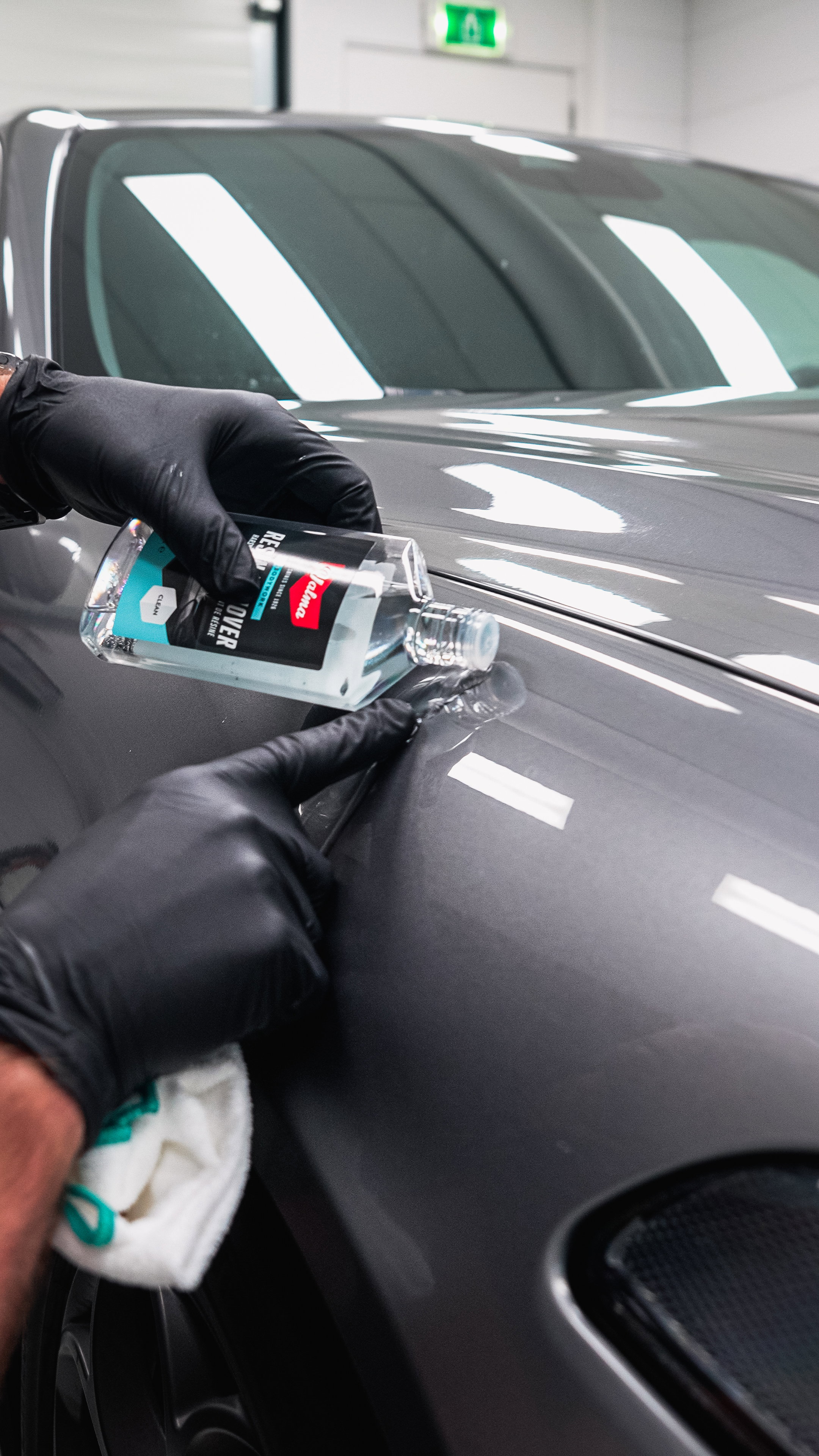 auto detailing, car wash, polish, gloves, bottle label