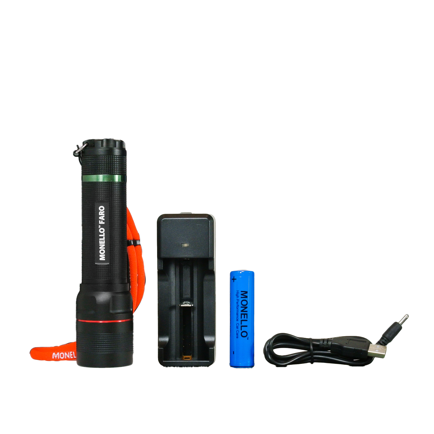 fakkel, LED-fakkel, oplaadbaar, batterij, charger