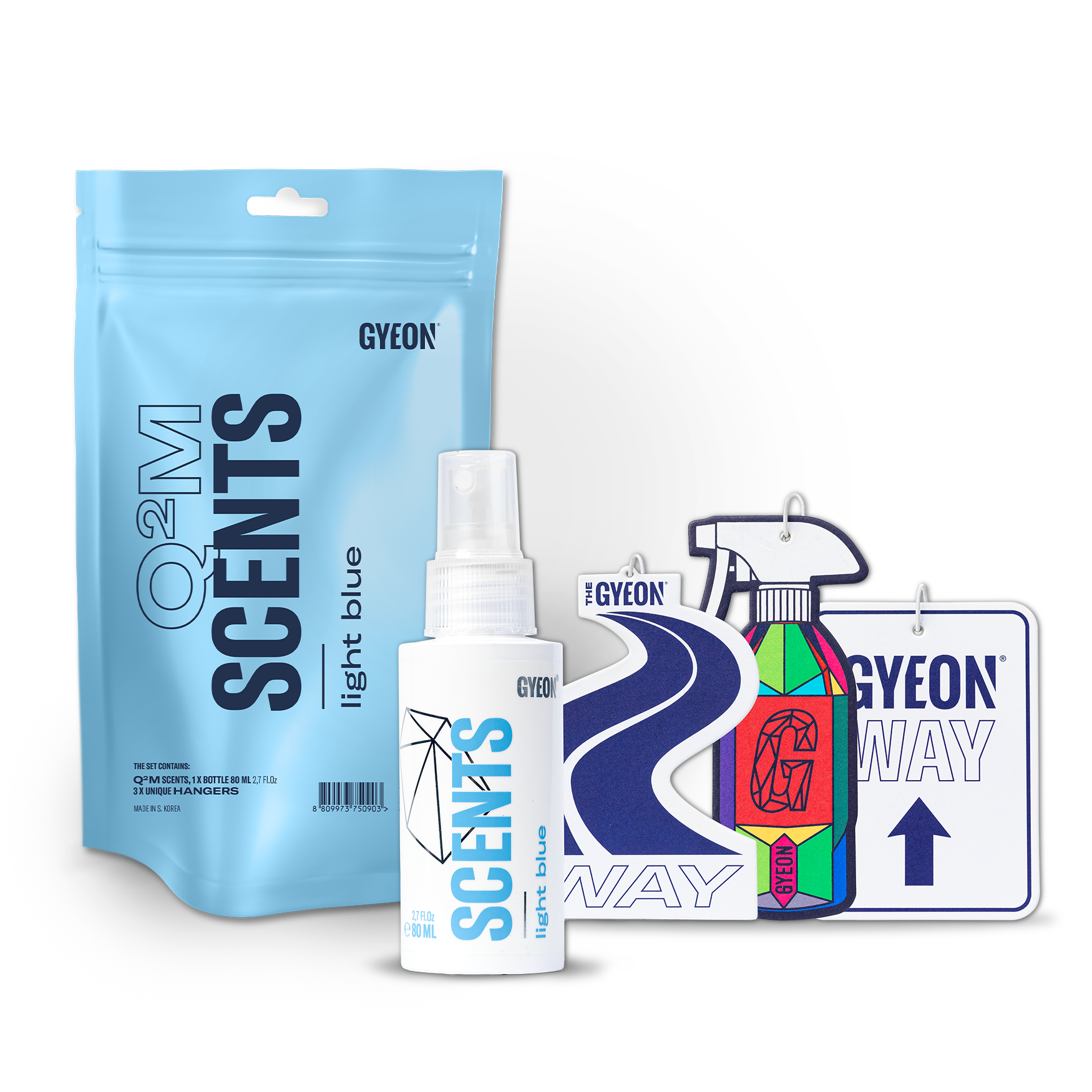 haartut, scents, spray, blue, kit