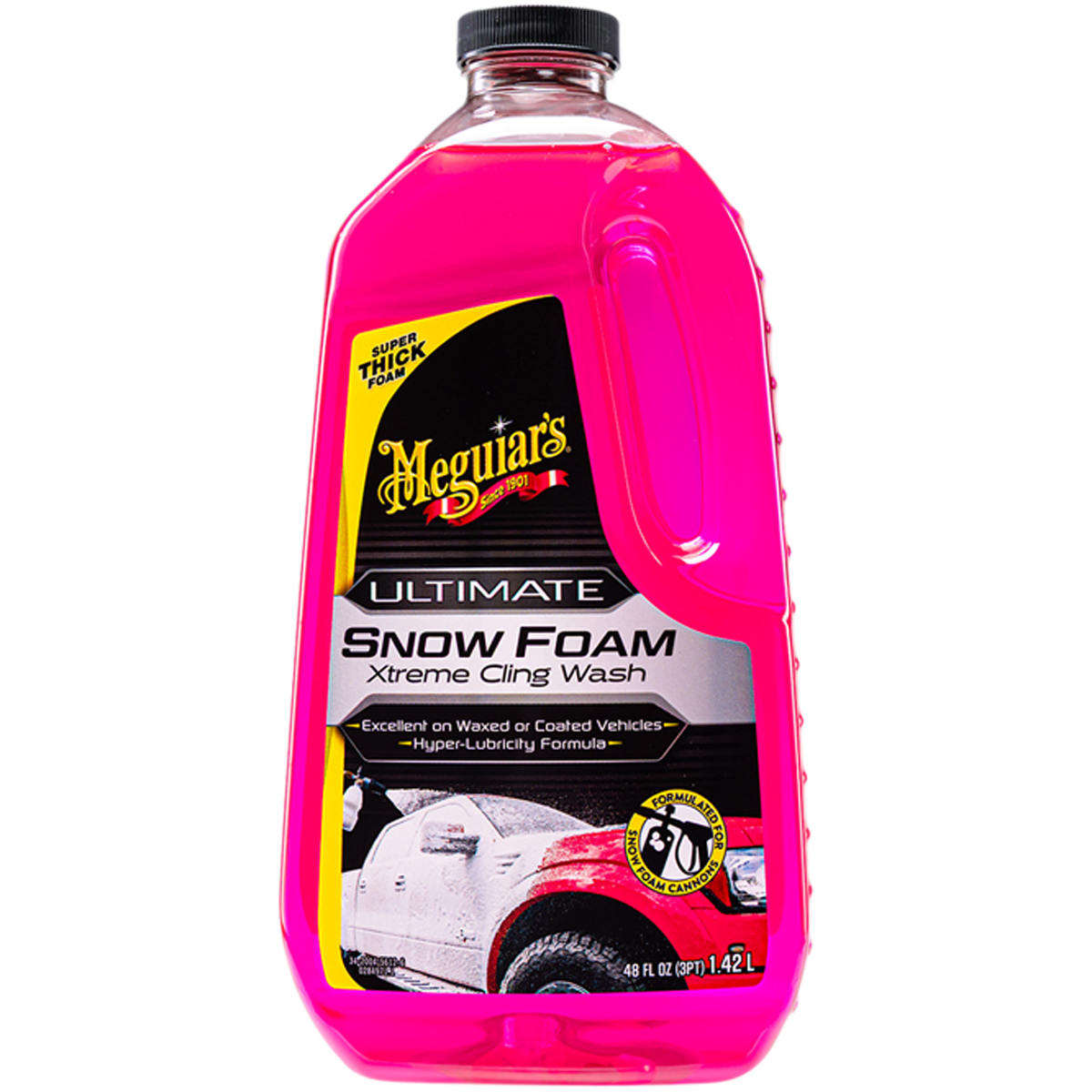auto, snow foam, car wash, pink liquid, Meguiar's