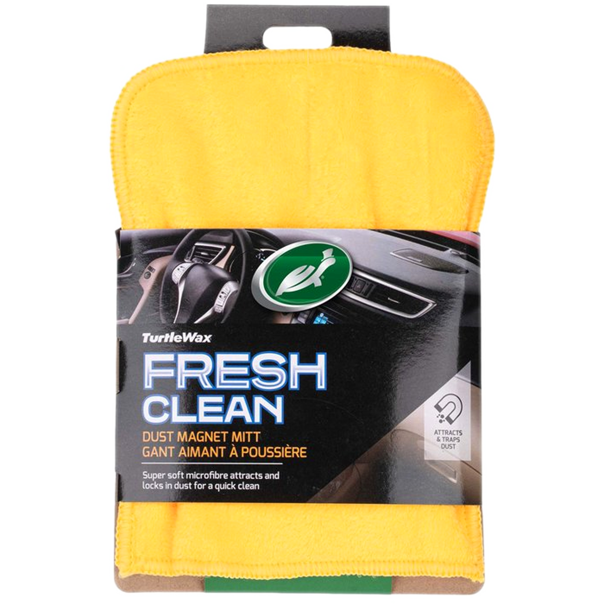 microfiber, auto interior, stofzuigdoek, autoverzorging, geel doek