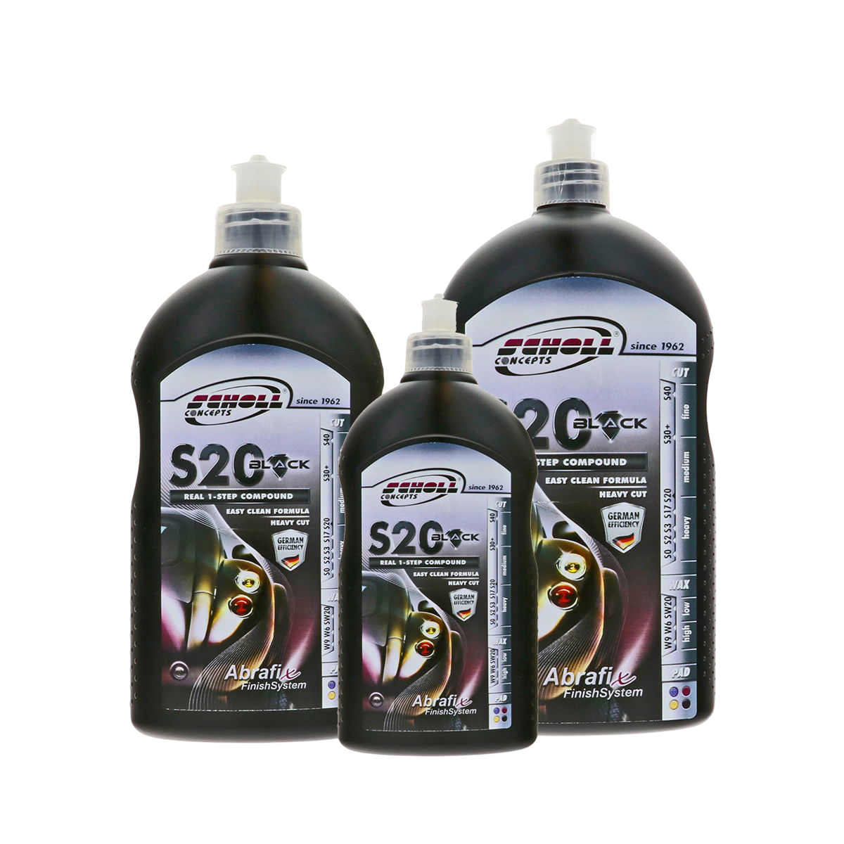 S20 Black Real 1-Step Compound Fles