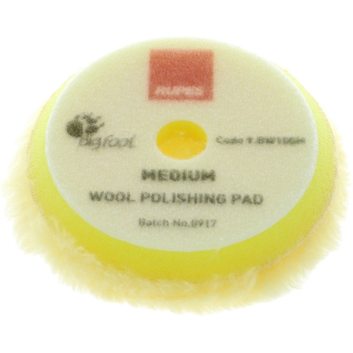 Yellow Medium Wool Polishing Pad - 80/90mm