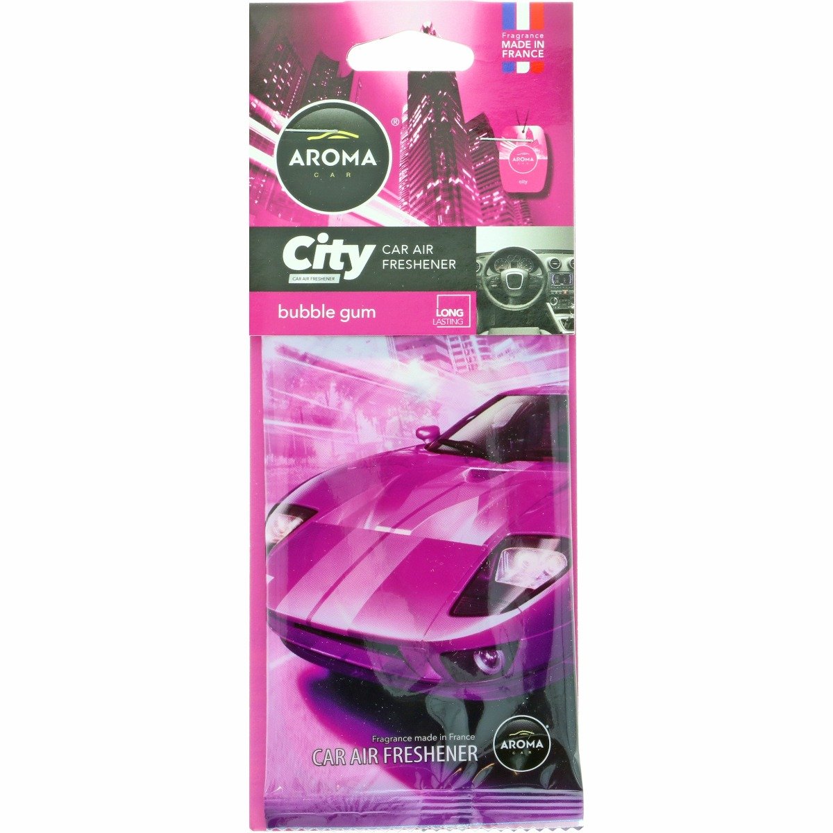 City Car Air Freshener - Bubble Gum