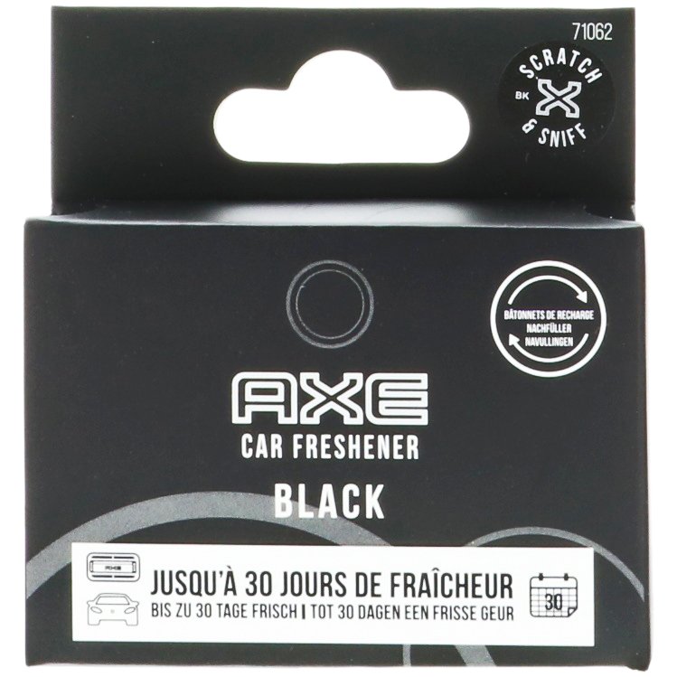 AXE Aluminium Vent Clip Navuling - Black