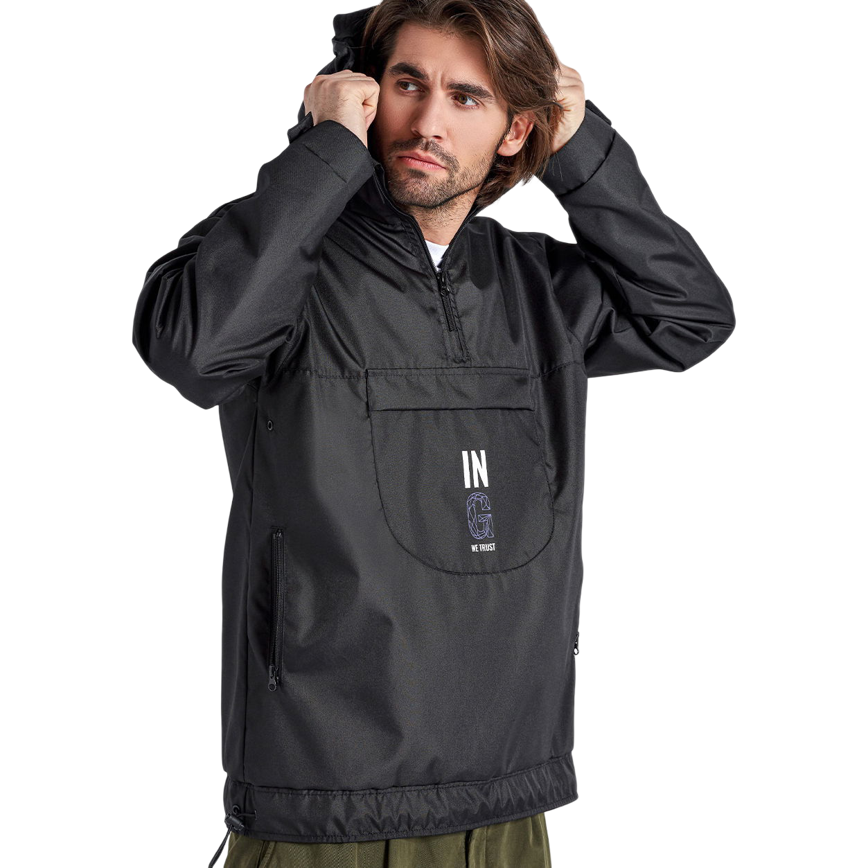 Kleding, Jas, Vest, Capuchon
