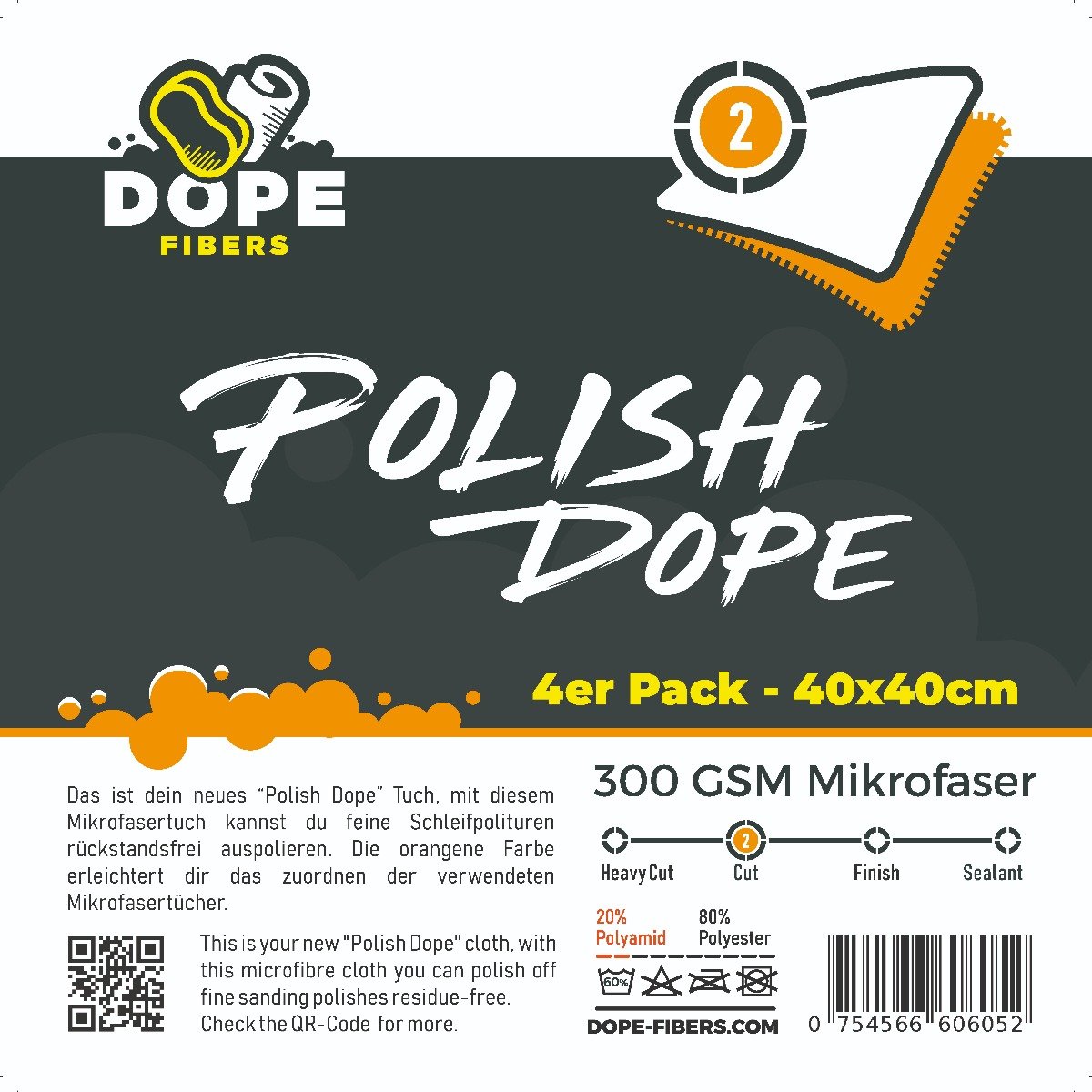 Polish Dope 'Cut' Geel - 4-pack