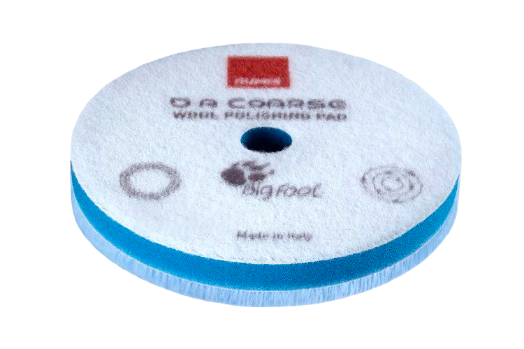 Blue Coarse Wool Polishing Pad - 130/145mm