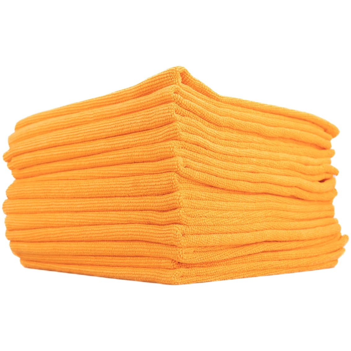 handdoek, katoen, oranje, opgevouwen, textode