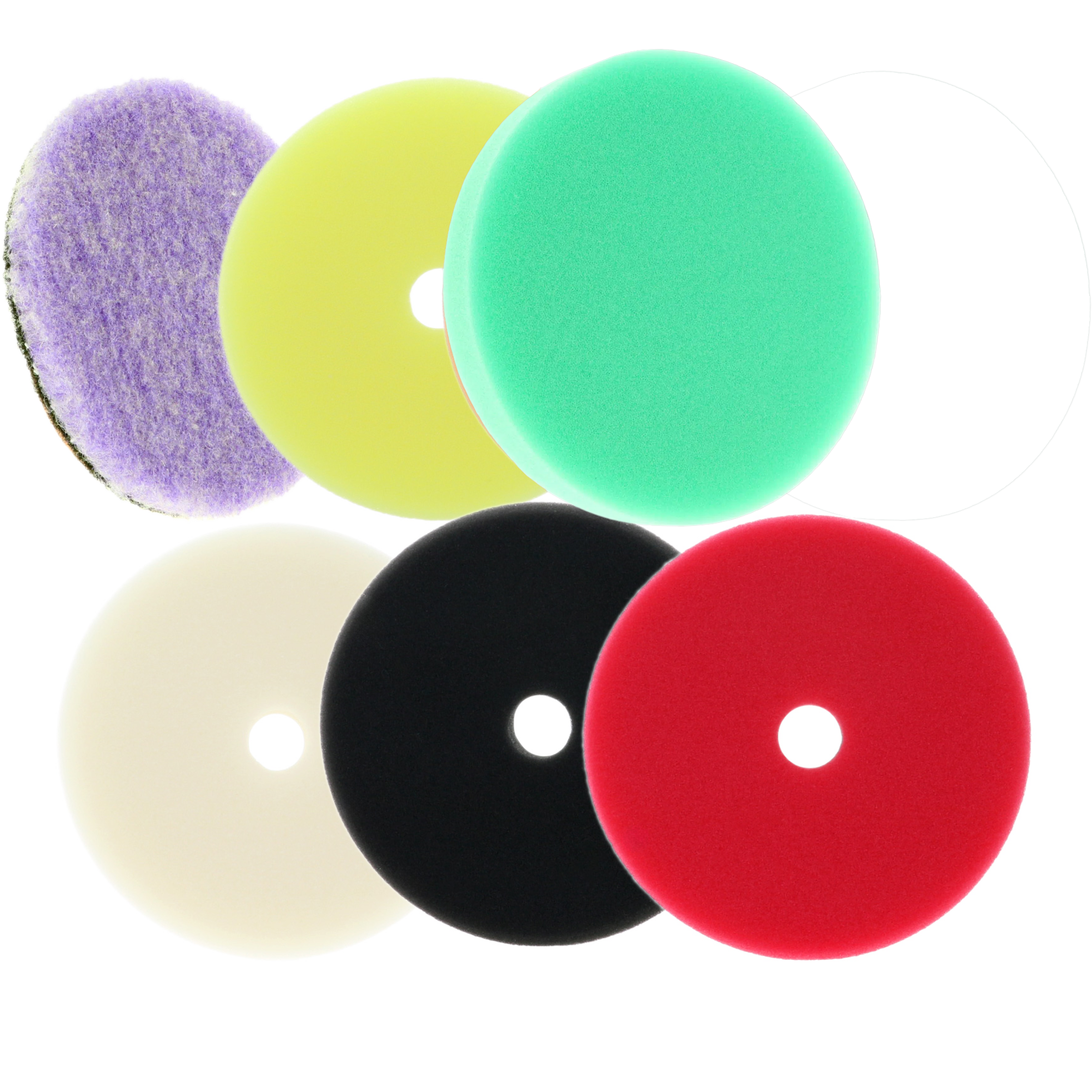 make-up spons, ronde spons, gekleurde spons, foam schijf, setje pads