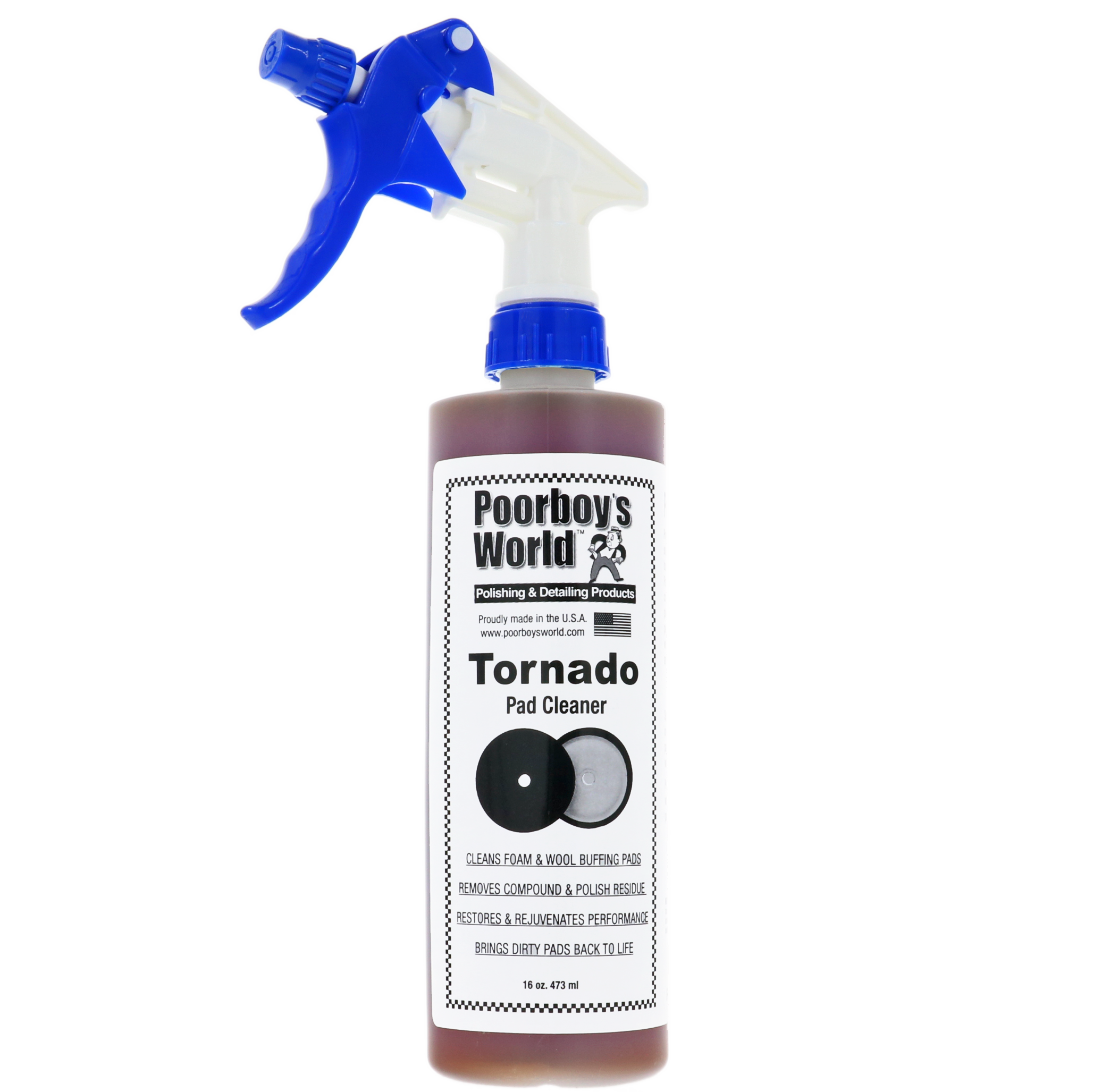 tornado pad cleaner, polishing spray, car detailing, foam cleaner, bottle spray