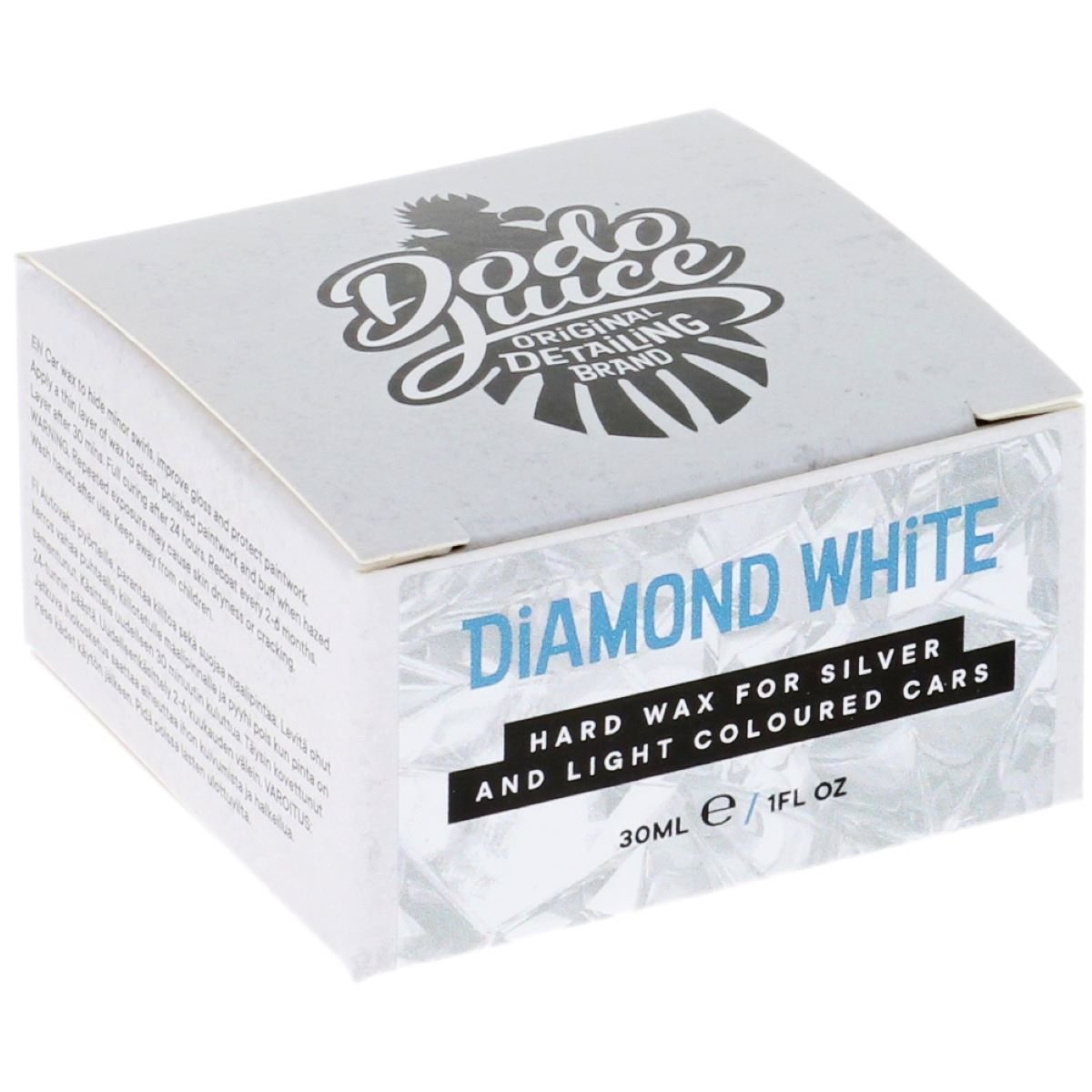 Diamond White hard wax for light coloured cars - 30ml