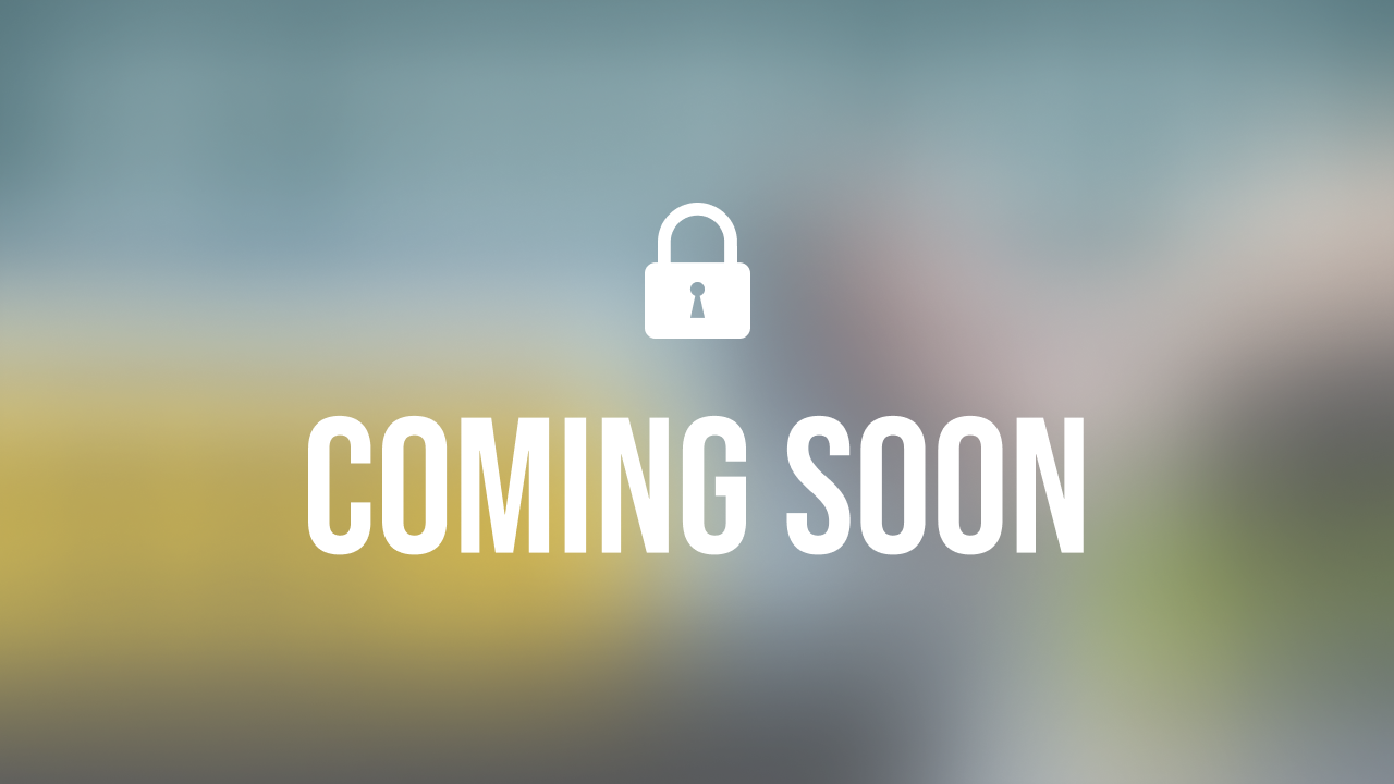 coming soon, placeholder, slot, padlock, blurred background