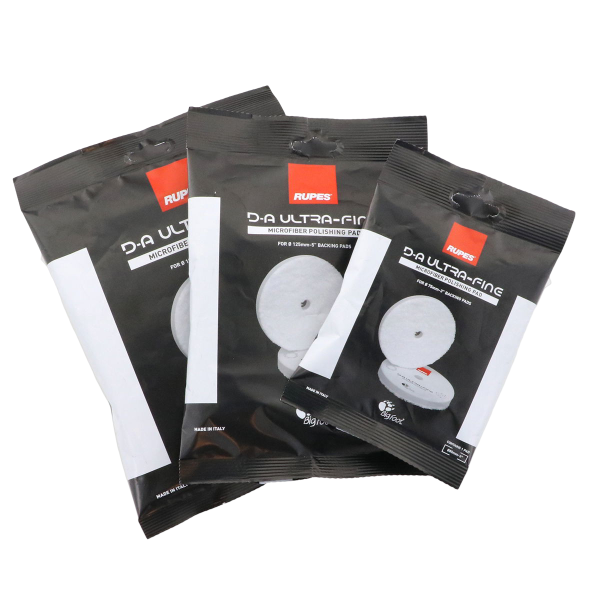 D-A Ultra Fine Microfiber Polishing Pad - diverse maten