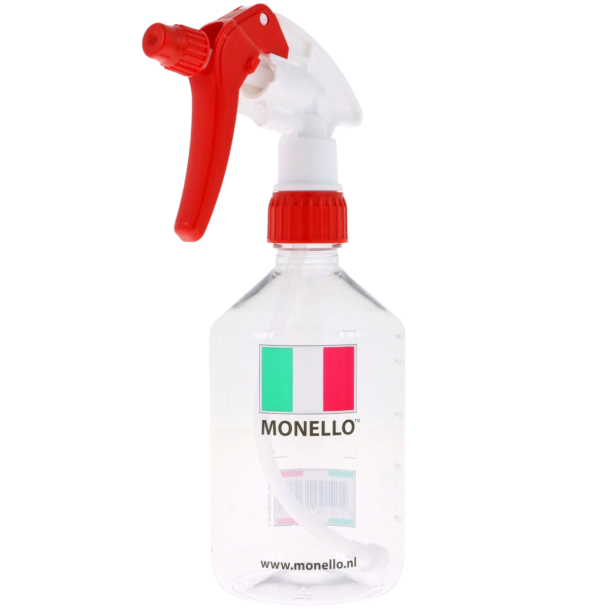 Lege fles met maatverdeling en sprayer - 500ml Lege fles met maatverdeling en sprayer - 500ml