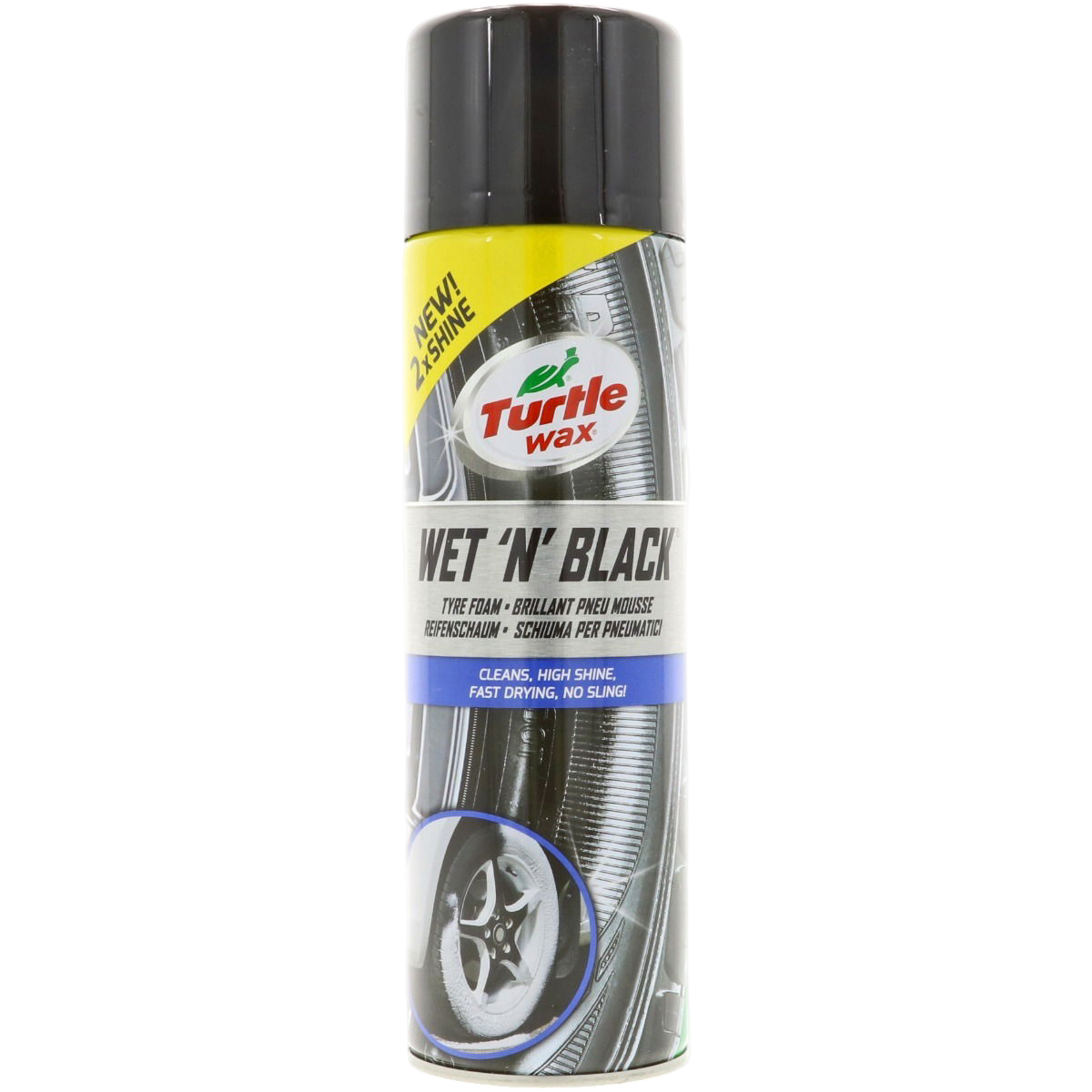 Wet N Black Banden Foam - 500ml Tin, Kan, Spuitbus