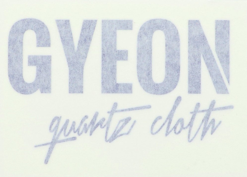 Gyeon Logo sticker blauw - 8.5x6cm