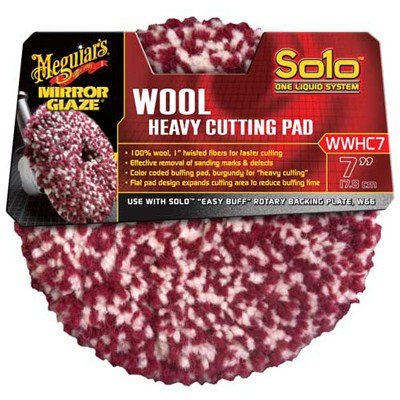 So1o Wool Heavy Cutting Pad - 7 inch