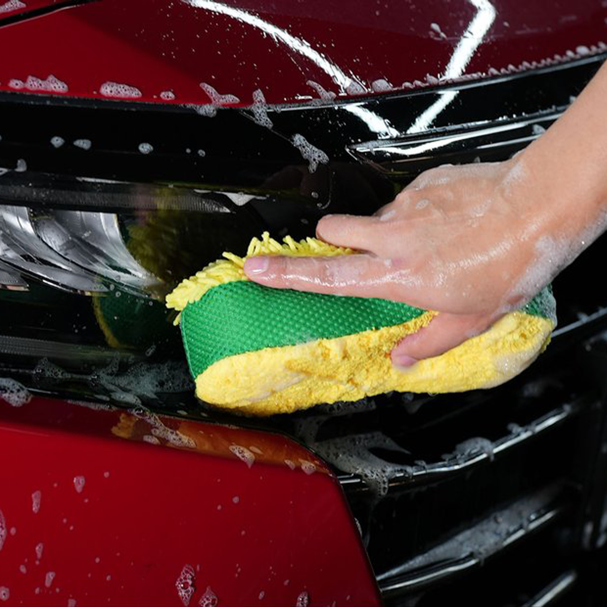 auto detailing, car wash, spons, gele spons?