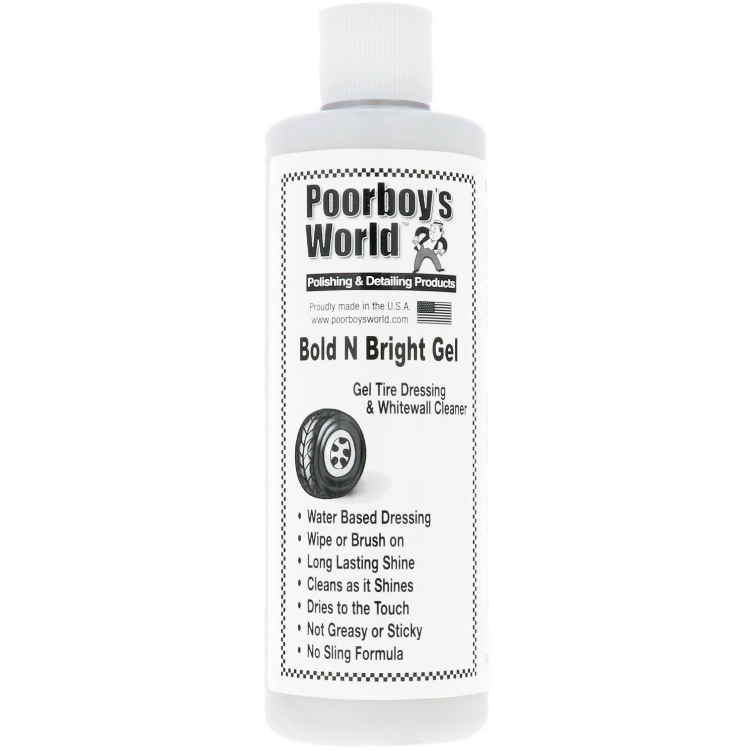gel, tire dressing, polishing, detailing, tire cleaner