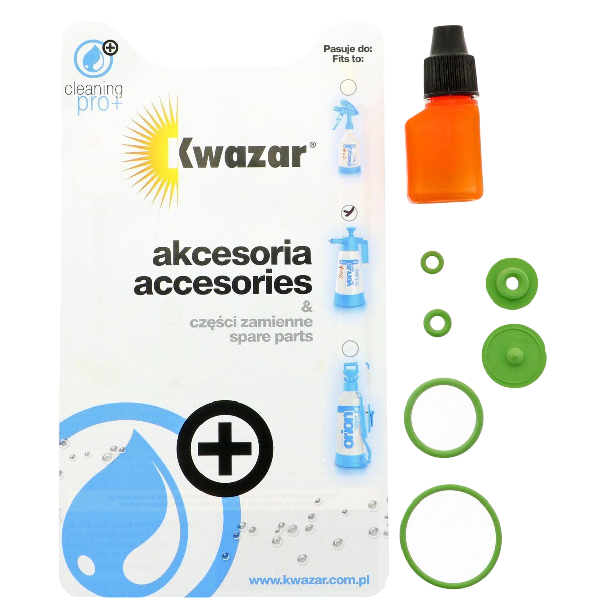 Onderhoudsset voor de Kwazar Venus Sprayflessen Onderhoudsset voor de Kwazar Venus Sprayflessen