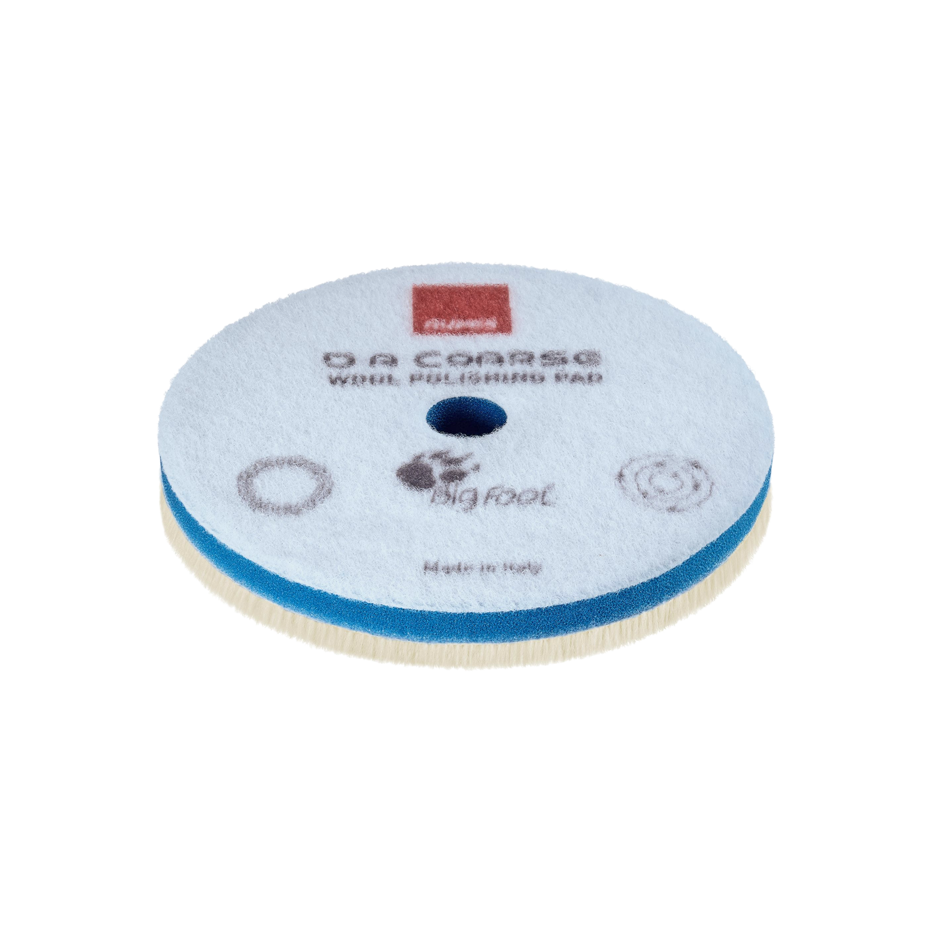 schuurspons, ronde spons, blauwe spons, pad/poetsdoek, made in italy