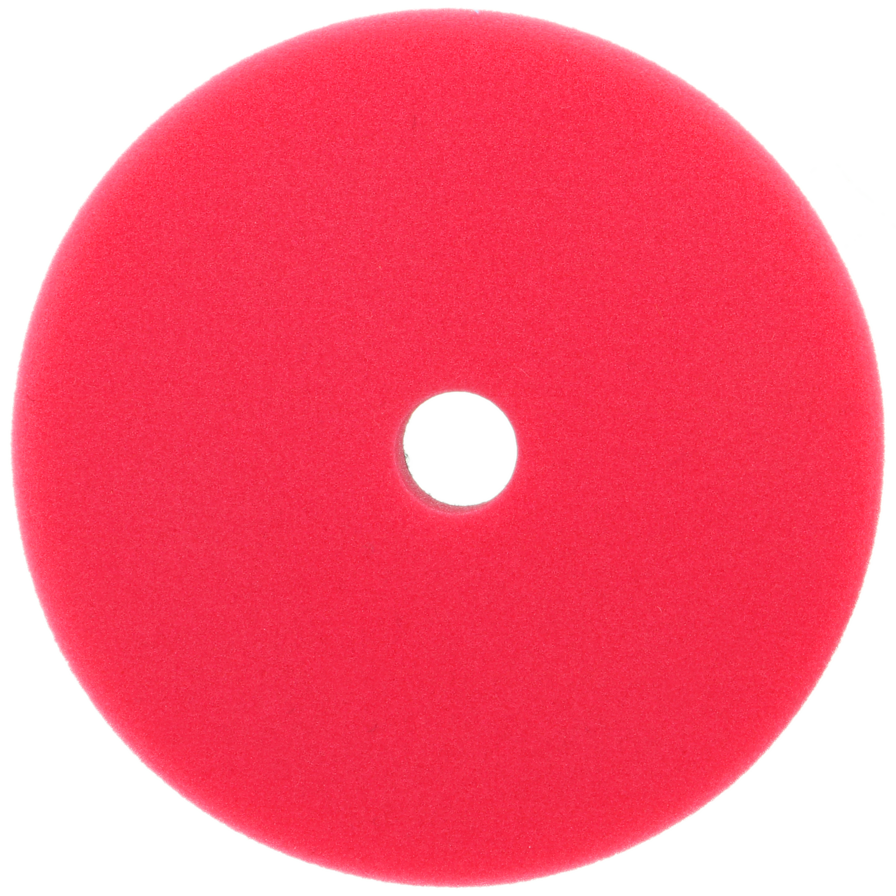 rood-kunststof, rond gat, centrale opening, plakcirkel, neon-rood
