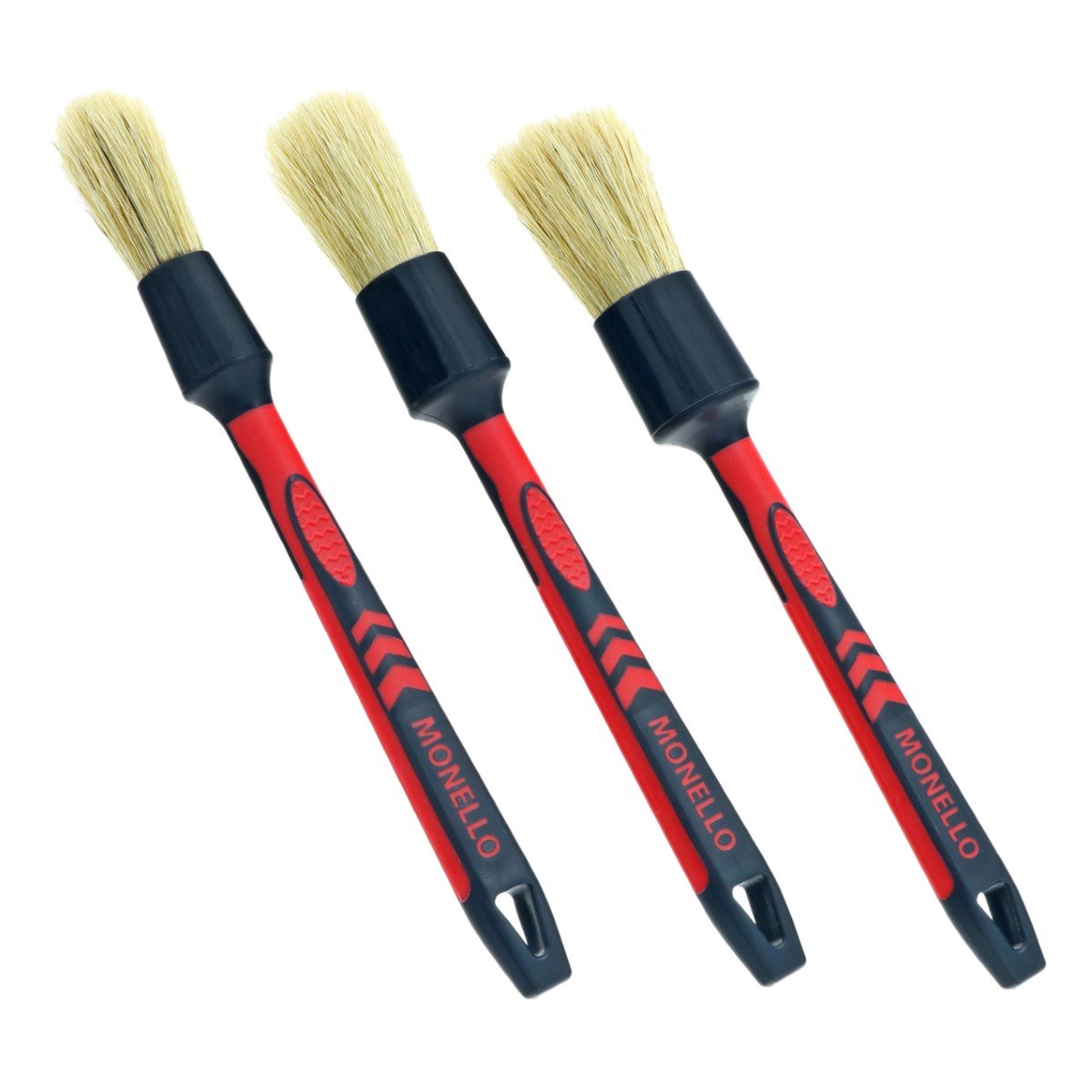 Pennello Rosso Classic Detailing Brushes - 16-21-24mm - 3-pack