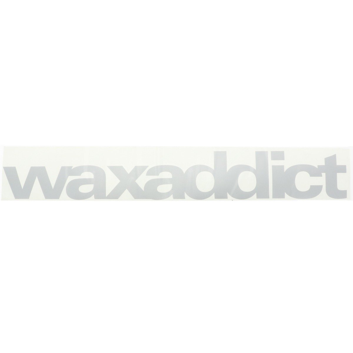 Waxaddict Sticker Large Zilver - 530mm
