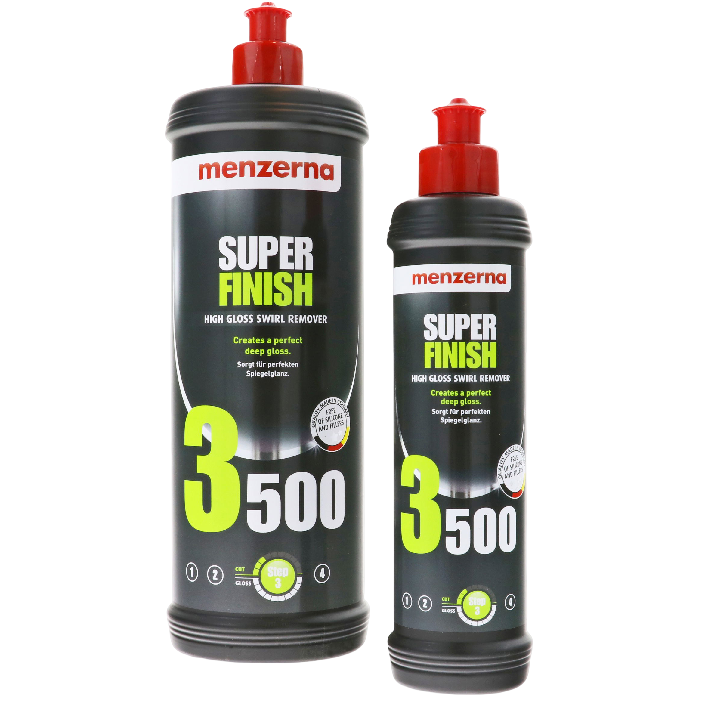Super Finish 3500 Tin, Kan, Spuitbus, Fles, Shaker
