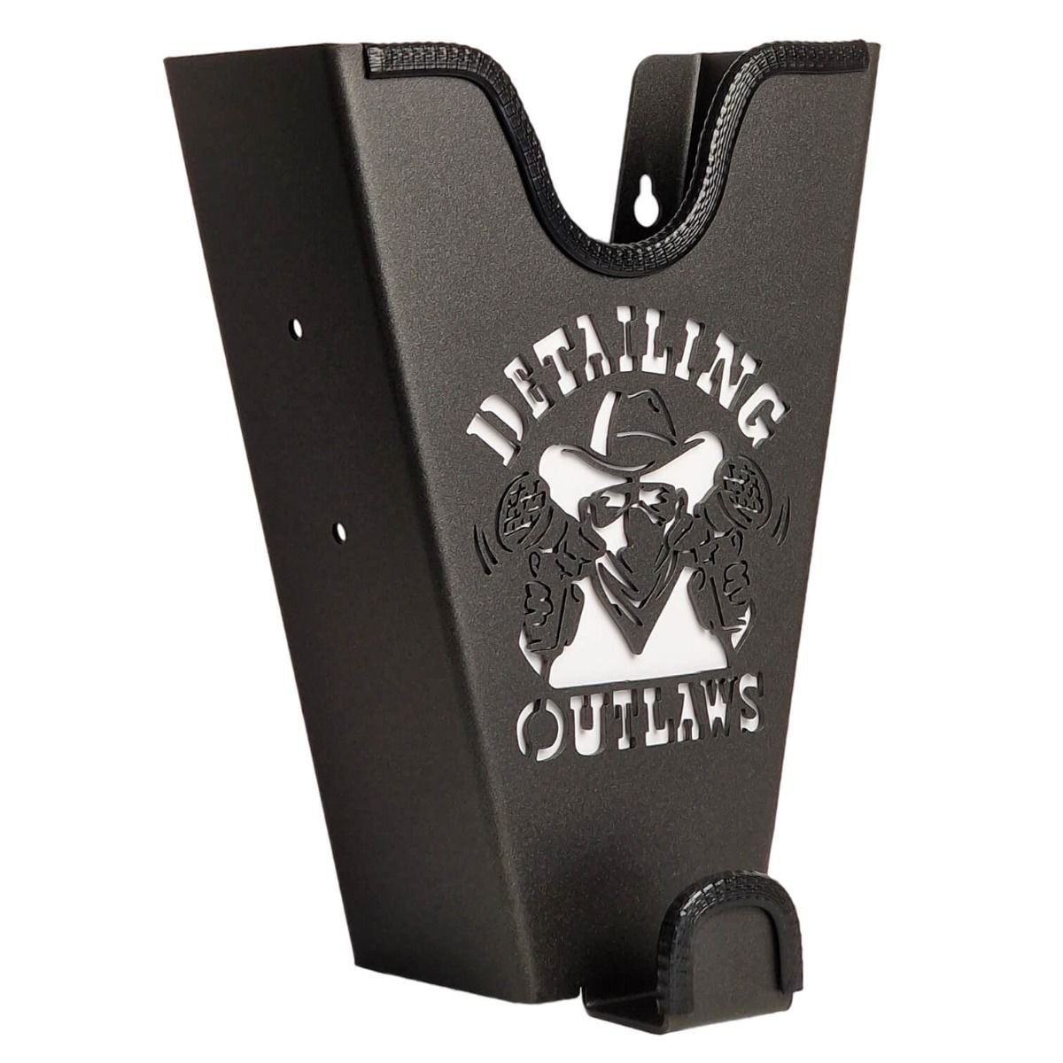 Detailing Outlaws Buffaway Machine Hanger, Charcoal/ Wit