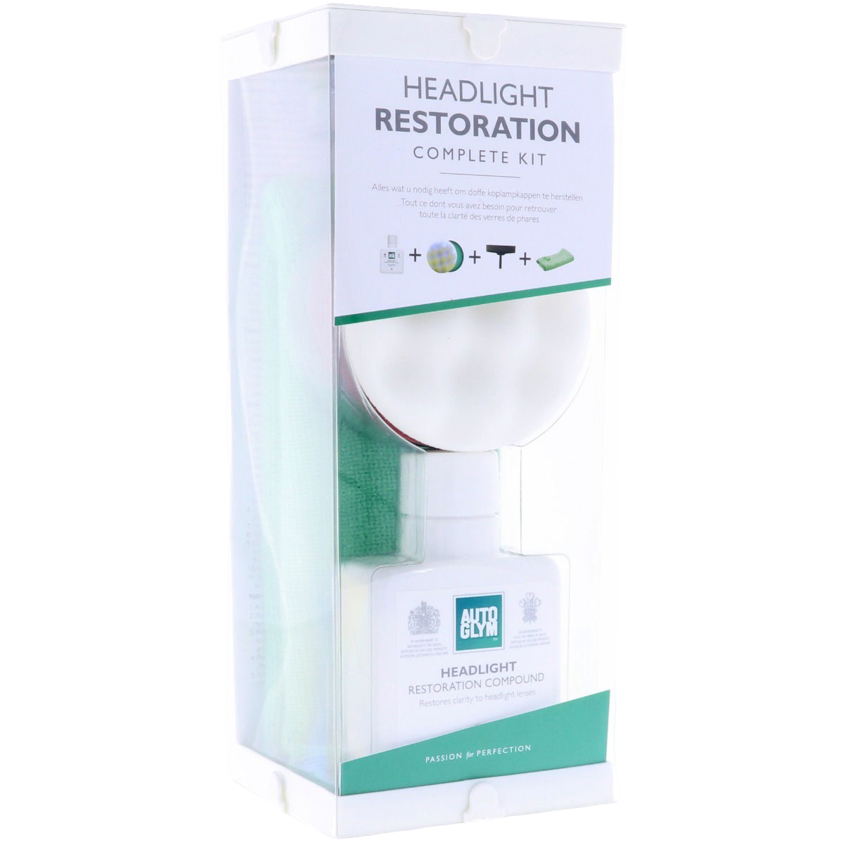 Headlight Restoration Complete Kit Fles, Lotion