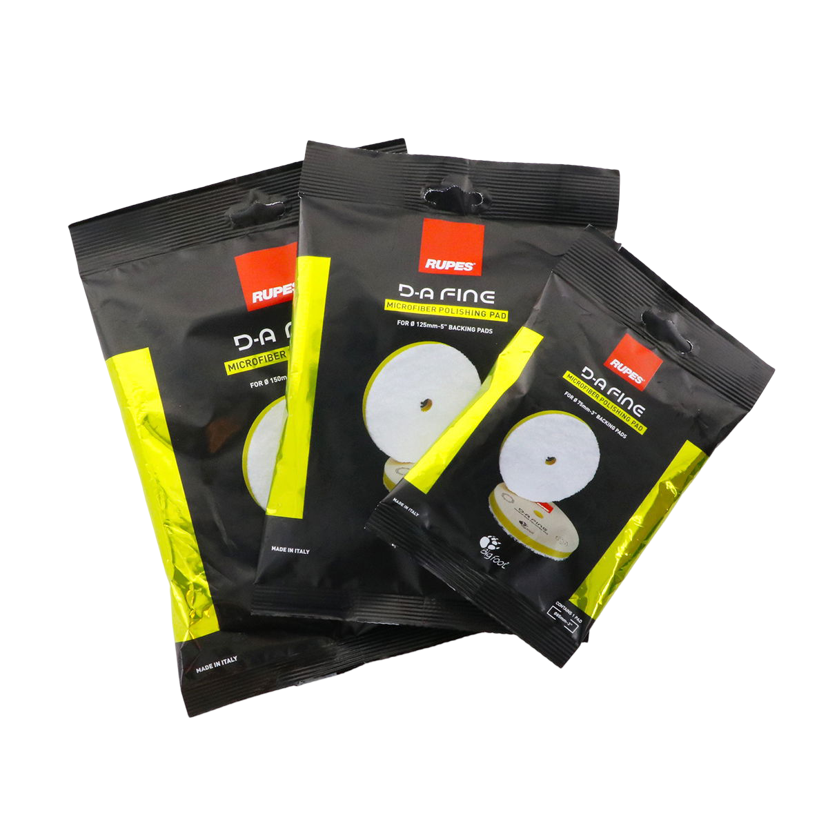 D-A Fine Microfiber Polishing Pad - diverse maten Eerste hulp, Racket