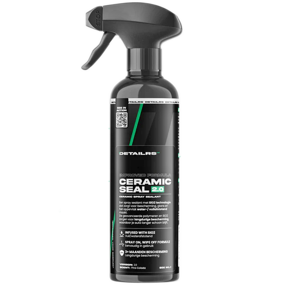 spuitfles, ceramic seal, spray, auto detailing, glans bescherming