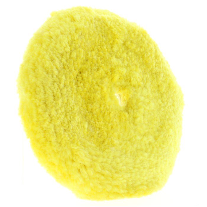 Yellow Medium Cutting Wool Pad - 150mm