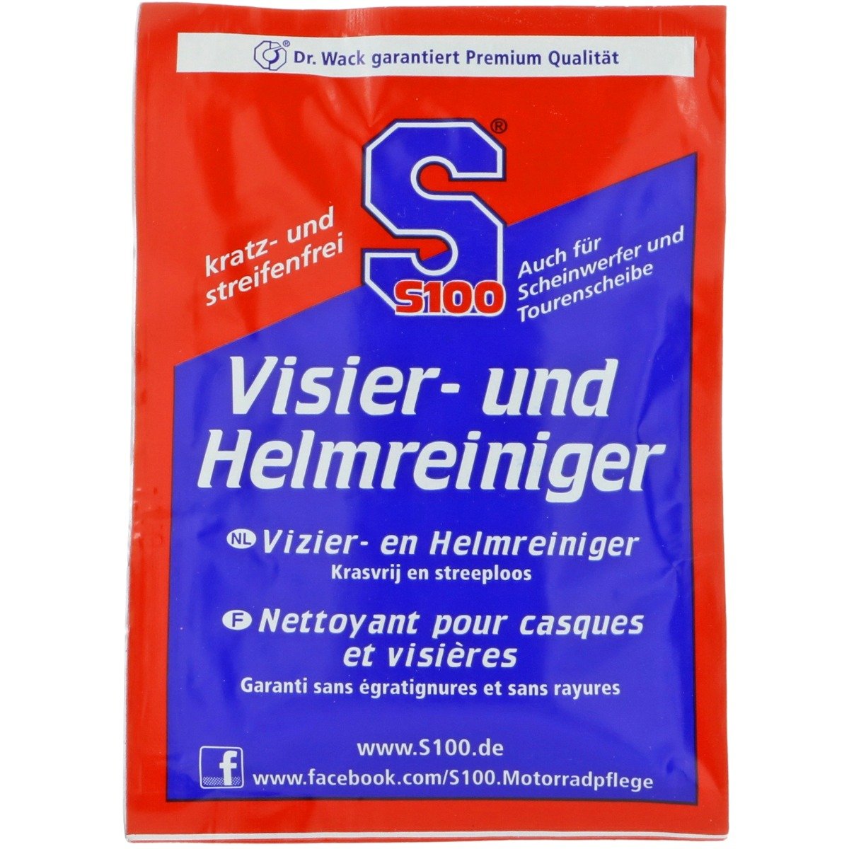 Helm & Vizierreiniger - 1x wipe