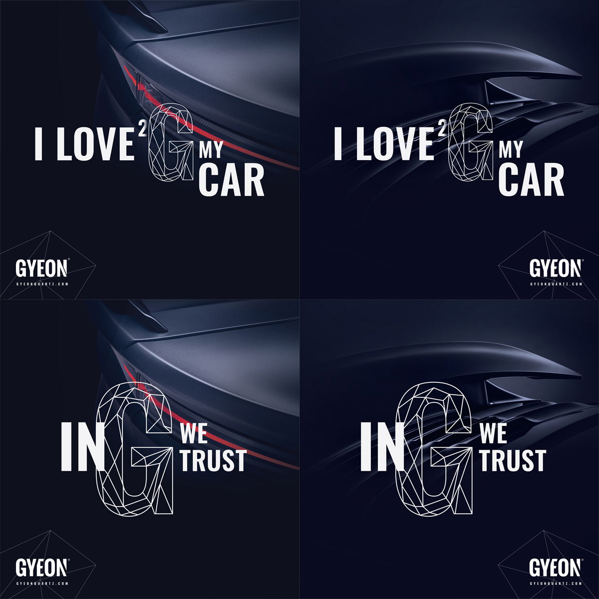 Gyeon Canvas Banner 100x100cm - Diverse prints Gyeon Canvas Banner 100x100cm - Diverse prints