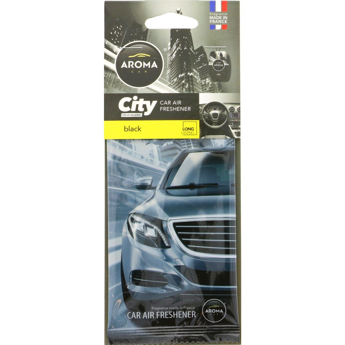 City Car Air Freshener - Black