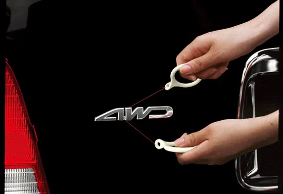 Embleem verwijder kit