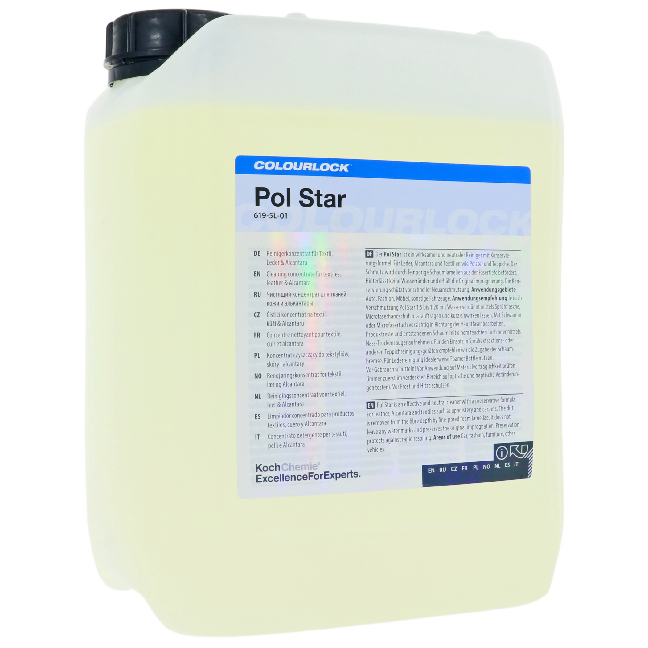 Pol Star - bekledingsreiniger - 5000ml