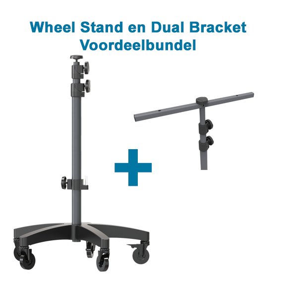 Wheel Stand met Dual Bracket Bundel
