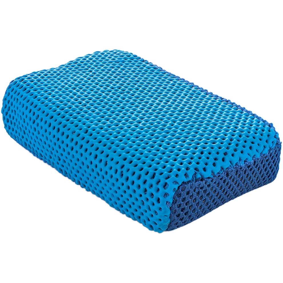 kussen, kussenhoes, blauw, dot mesh, ventilatie