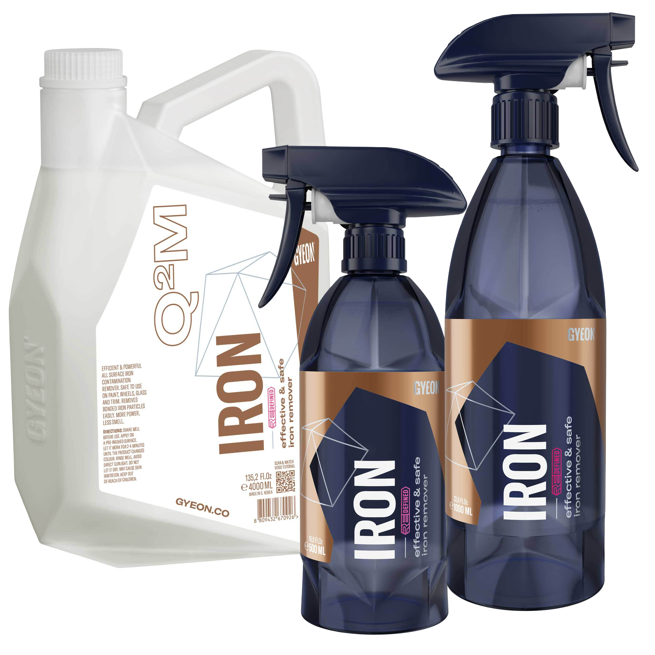 Q²M Iron Fles, Lotion