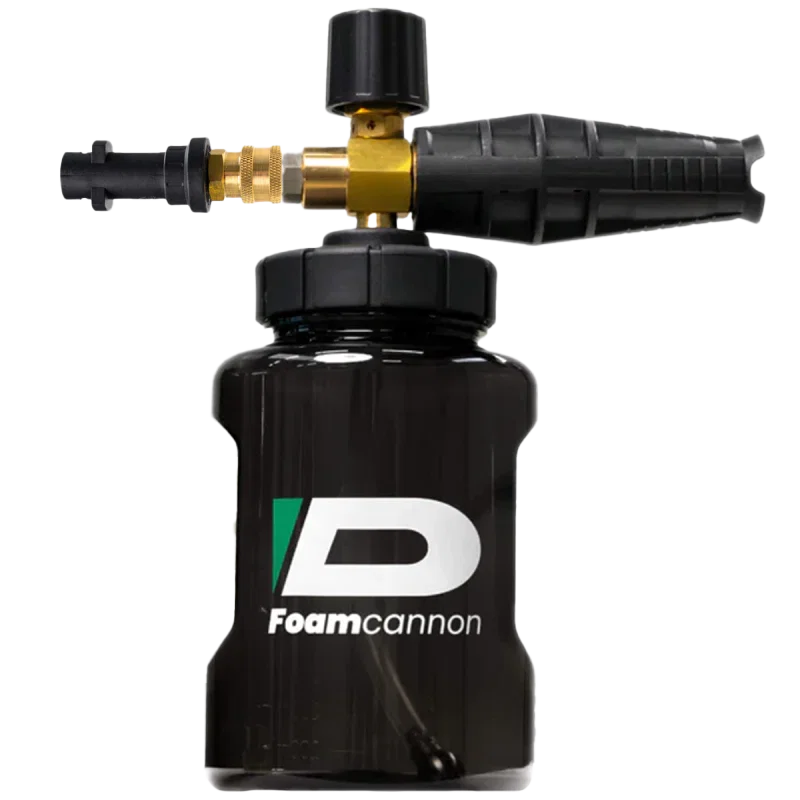 foam cannon, pressure washer, spray gun, black bottle, adjustable nozzle