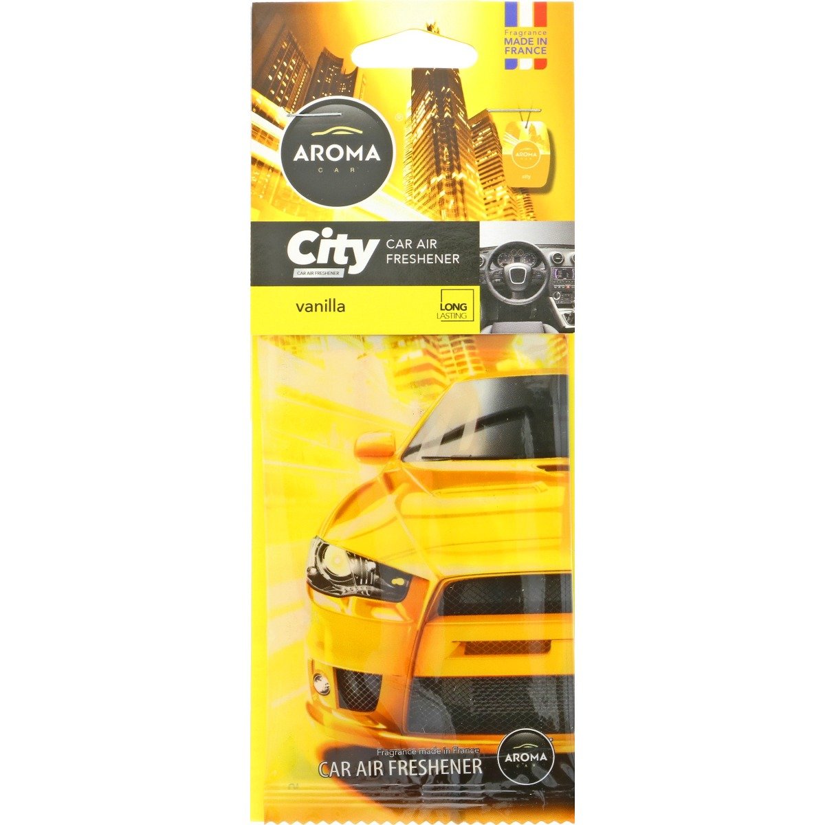 City Car Air Freshener - Vanilla