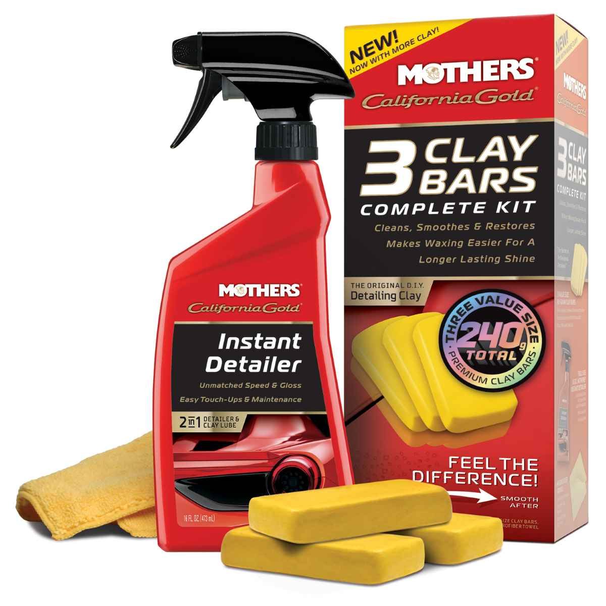 California Gold Clay Bar Paint Saving System (kit)