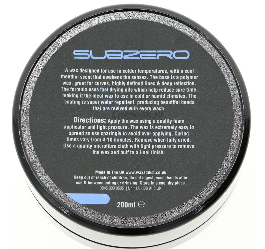 Subzero Paste Wax - 200ml